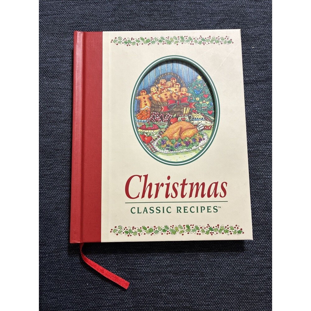 Christmas Classic Recipes Cookbook for Christmas Hardcover Book